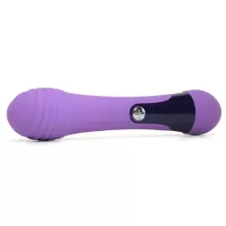 Вибромассажер рельефный Virgo – фиолетовый