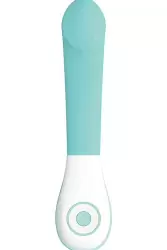 Перезаряжаемый вибромассажер Ovo E3 для стимуляции точки G - голубой