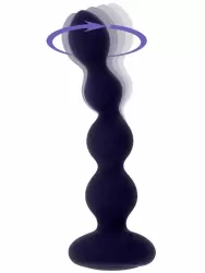 Инновационная анальная елочка Evolved Pleasure Orbit, с пультом Д/У,  10 скоростей, 15 см