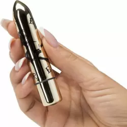 Вибропуля Motley Crue Classic Scull - золотой