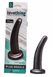 Насадка-плаг на страпон Lovething Plug Nozzle – платиновый