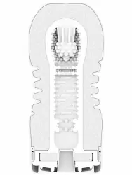 Нереалистичный мастурбатор Tenga Rolling Head Cup, 15,5 см, ТПЭ, белый