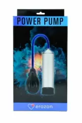 Автоматическая вакуумная помпа Erozon Automatic Penis Pump (AA Battery ), 24,5 см, диаметр 6,3 см, прозрачный