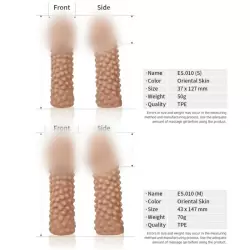 Насадка на фаллос с бугорками размер M, Cock Sleeves