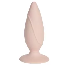 Анальная пробка Mojo Spades Large на присоске – телесная
