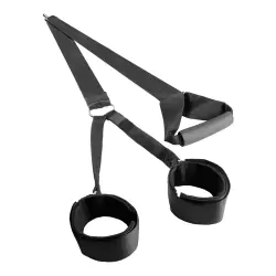 Фиксатор с наручниками и креплением для потолка Fantasy Strap – черный