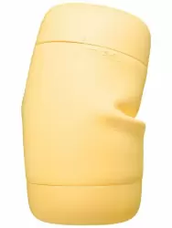Мастурбатор Tenga Puffy Custard Yellow, 16.5 см, ТЭП, желтый