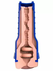 Реалистичный мастурбатор Fleshlight Boost Blast Female, с плавающими кольцами «Turbo Tech», 24,8 см, анус, светло-телесный