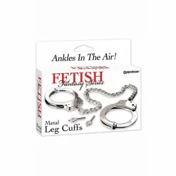 Наручники металлические с ключом Fetish Fantasy Series Metal Leg Cuffs