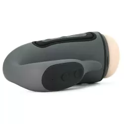 Мастурбатор анус Alpha Stroker 1 с вибрацией – серый