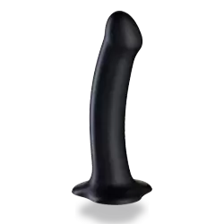 Крупный фаллоимитатор Fun Factory Magnum, с изогнутой головкой,18 см, силикон, черный