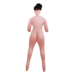 Надувная кукла с вставкой вагина-анус с вибрацией и голосом Baile 