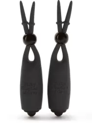 Вибростимуляторы для сосков Fifty Shades of Grey Sweet Torture, 10,7 см, силикон, черный