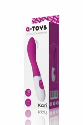 Изящный вибратор со стимуляцией точки G TOYFA A-Toys Kari – розовый