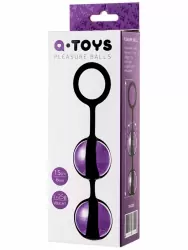 Вагинальные шарики TOYFA A-Toys Ø 3,5 см – фиолетовый