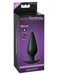 Анальная пробка Pipedream Anal Fantasy Elite Collection Small Weighted Silicone Plug - чёрный