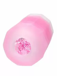 Нереалистичный мастурбатор Tenga Spinner Brick, 13 см, ТПЭ, розовый