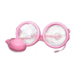 Двойная вакуумная автоматическая помпа для груди Breast Pump – розовый