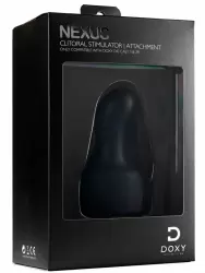 Насадка-стимулятор клитора Nexus, для вибратора Doxy, 6,6 см, силикон, черный