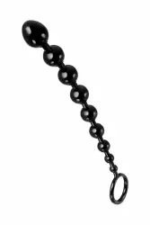 Анальная цепочка из шариков TOYFA A-Toys M – черный