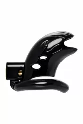 Пояс верности на пенис Black & Red by Toyfa. ABS, черный, 10 см.