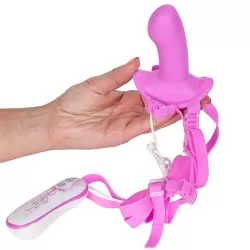 Стимулятор точки G и клитора Vibe Therapy Narcissism с вибрацией – розовый