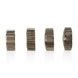 Комплект из 4-х колец Basic Essentials Super Stretchy TPR Enhancers – серый