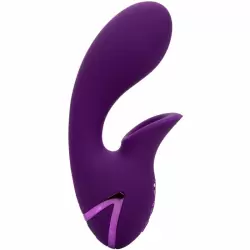 Вакуумный вибратор-кролик California Dreaming Huntington Beach Heartbreaker, 14 см, силикон, фиолетовый