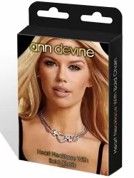 Колье с подвеской сердце Ann Devine – Heart Necklace With Bold Chain – серебристый