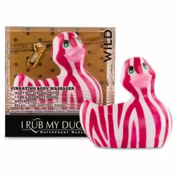 Вибратор-уточка BigTeazeToys I Rub My Duckie 2.0, красный