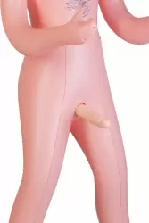 Надувная секс-кукла с фаллоимитатором TOYFA Dolls-X Jacob - телесный