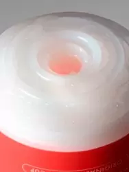 Нереалистичный мастурбатор Tenga Vacuum Cup, 15,5 см, ТПЕ, красный