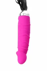 Вибромассажер TOYFA Black&Red с плетью – розовый