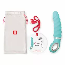 Анатомический вибратор Gvibe Gjack 2 - бирюзовый