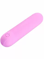 Перезаряжаемая вибропуля Baile Stefan, 10 режимов, фиолетовая