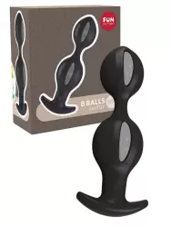 Анальные шарики B Balls со смещенным центром тяжести – черный с серым