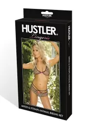 Знойный комплект Safari Hustler Lingerie – леопард