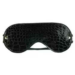 Маска Fetish Fantasy Gold черная с золотом