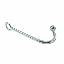 Анальный крюк для подвеса medium из металла Kanikule metal - серебристый	    