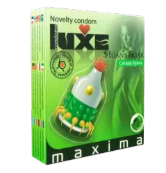 Презерватив Luxe «Сигара Хуана» со стимулирующими усиками и шариками - 1 шт