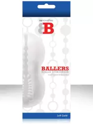 Двойной мастурбатор Ballers Halo - Clear