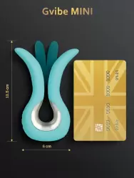 Универсальный мини-вибратор Gvibe mini, 10.5 см