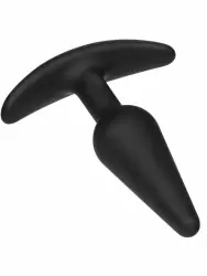 Конусовидная анальная пробка Boundless Slim Plug, носимая, 7,5 см, силикон