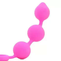 Анальная вибро-цепочка гибкая Lust by Jopen L9 перезаряжаемая – розовая