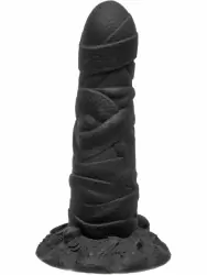 Необычный фаллоимитатор California Exotic Novelties Monster Dong The Mummy, с присоской, 18,5 см, жидкий силикон