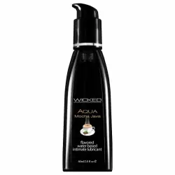 Съедобный лубрикант со вкусом кофе Мокко Wicked Aqua Mocha Java - 60 мл