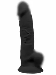 Реалистичный фаллоимитатор SILEXD Model 3, 20 см, силикон, черный