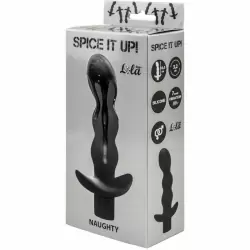 Анальная пробка с вибрацией Spice it up Naughty Black 8012-01Lola