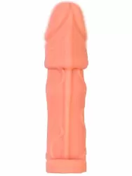 Реалистичная насадка-удлинитель TOYFA XLover, с кольцом-подхватом мошонки 16 см, TPE, телесный