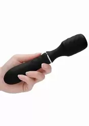 Универсальный вибратор с электростимляцией Electro Vibrating Wand - Black